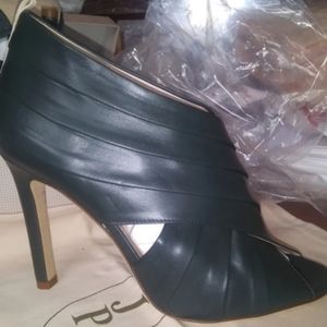 Peep toe booties by SJP